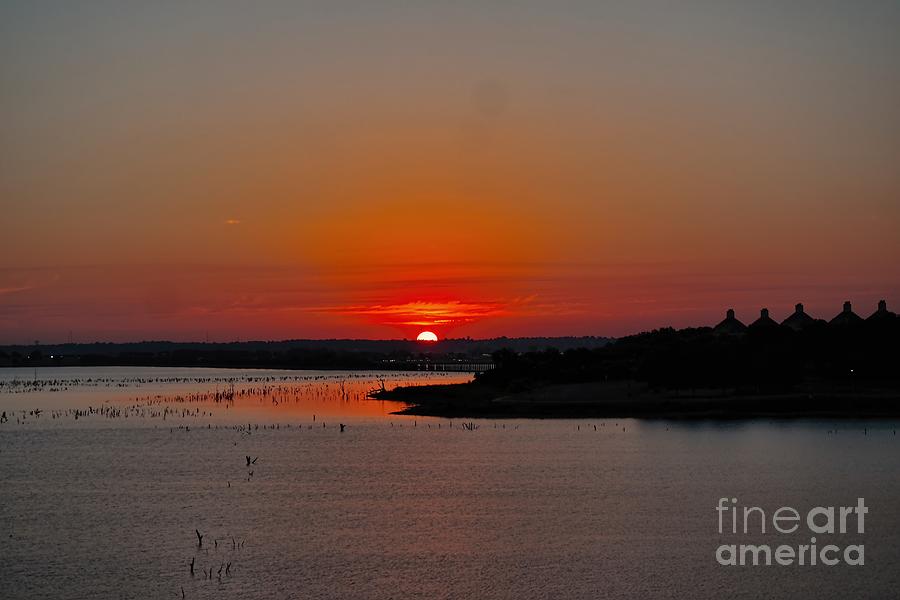 Sunrise on Lake Ray Hubbard Photograph by Diana Mary Sharpton
