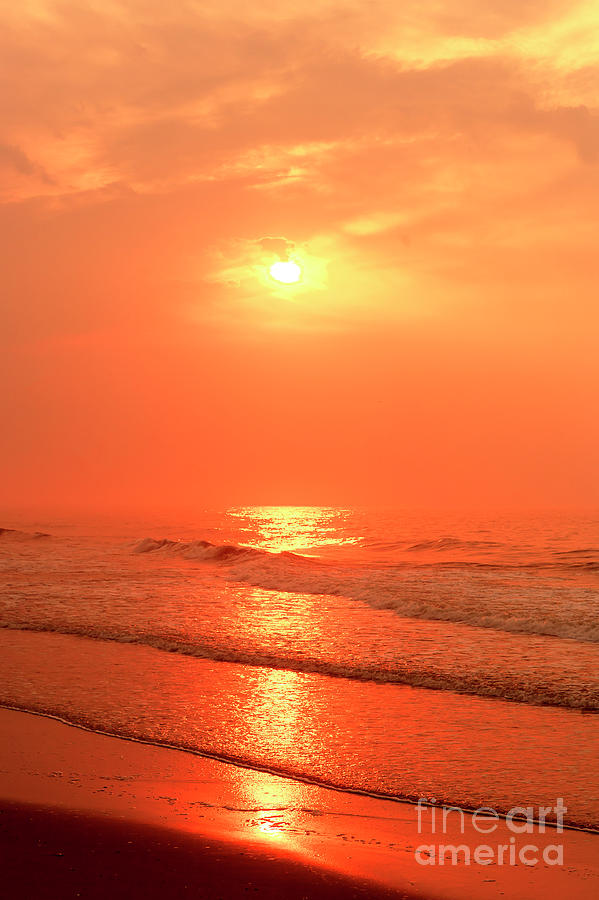 Sunrise on Long Beach Island Photograph by John Rizzuto
