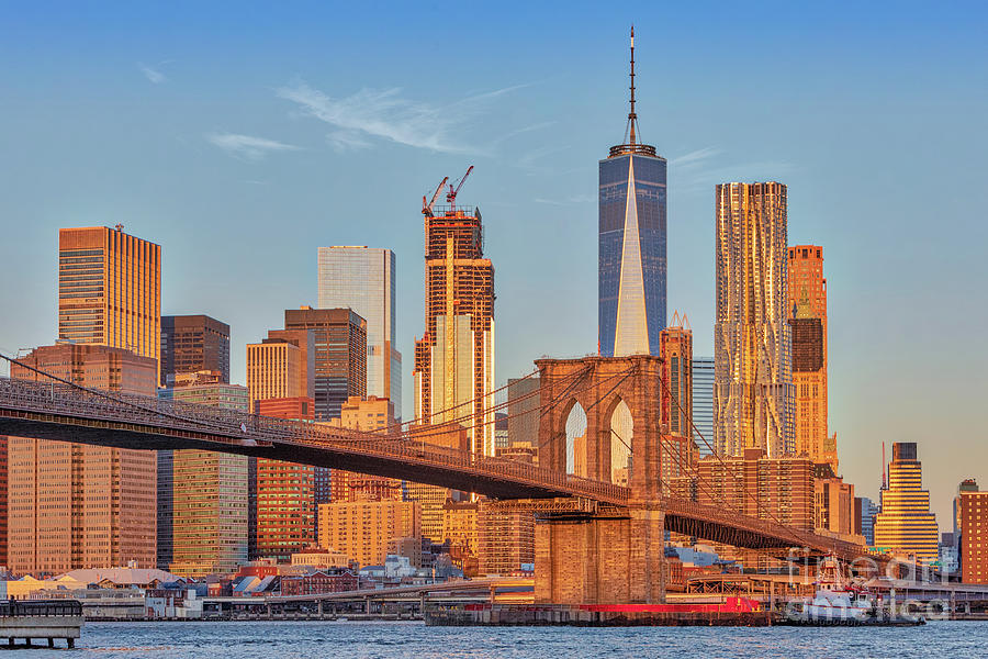 Sunrise on Manhattan Photograph by Jerry Fornarotto