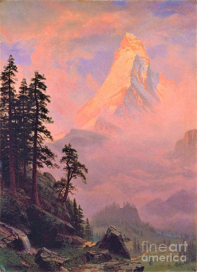  Sunrise on Matterhorn                                  Painting by Thea Recuerdo