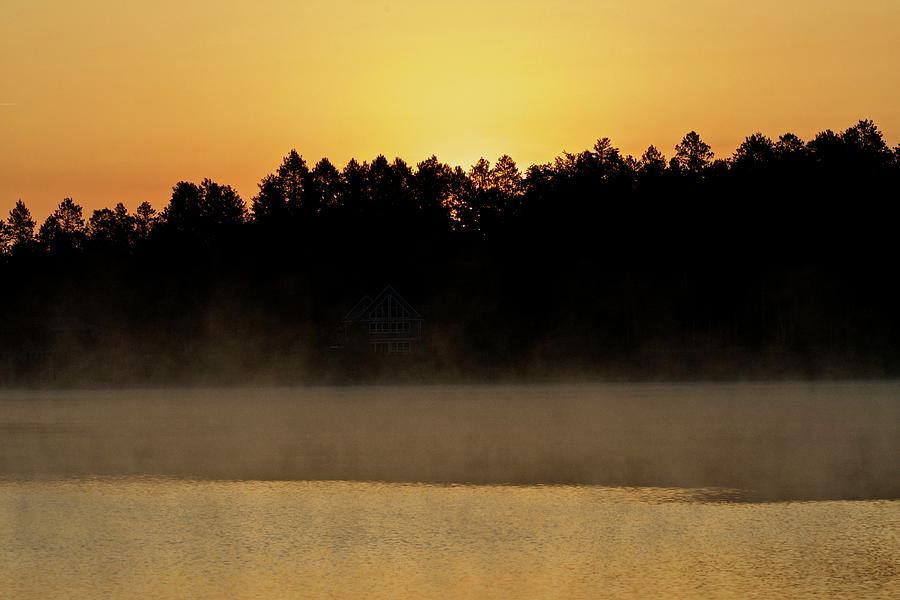 Sunrise on McCollum Lake Photograph by Michael Peychich