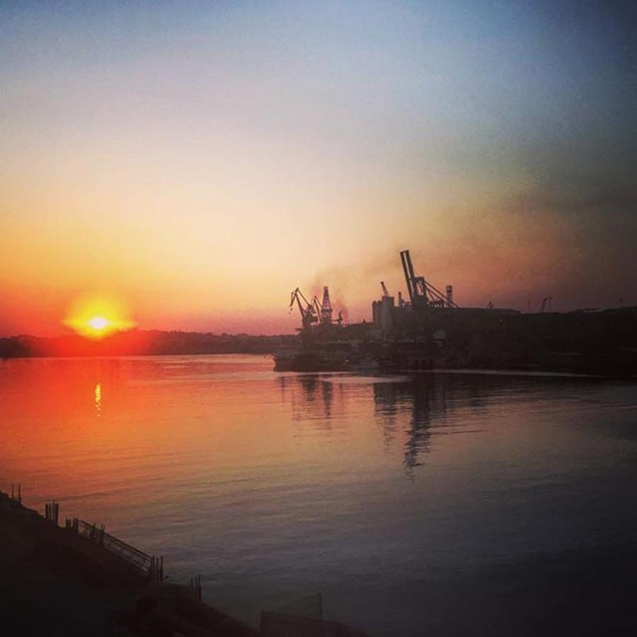 Harbour Photograph - #sunrise On #msida #harbour #malta 🌅 by Louise McAulay
