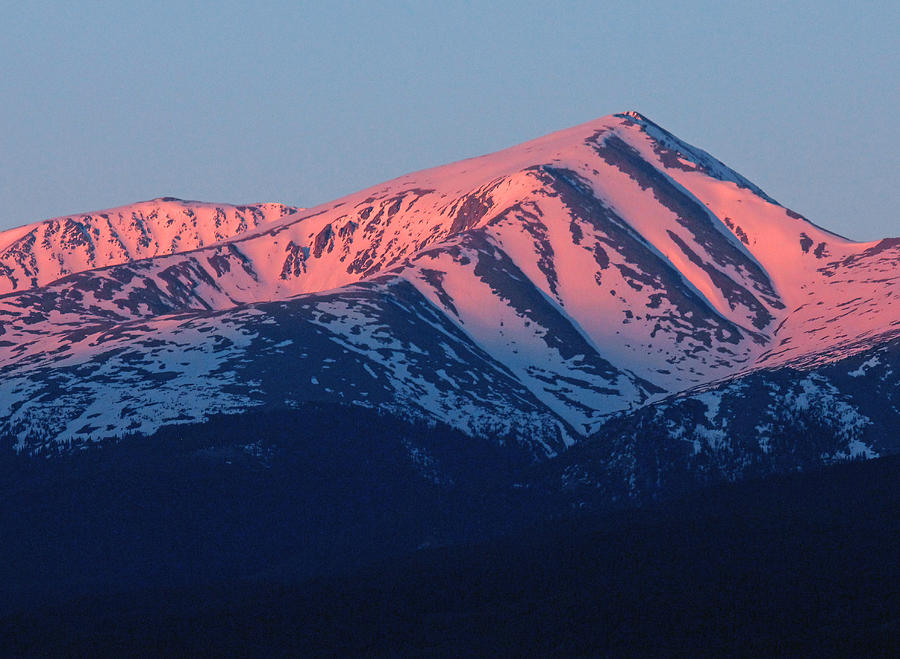 Sunset Photograph - D10460-Sunrise on Mt. Elbert  by Ed  Cooper Photography