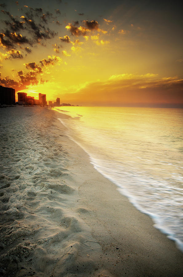 Beach Photograph - Sunrise On Orange Beach by Greg and Chrystal Mimbs