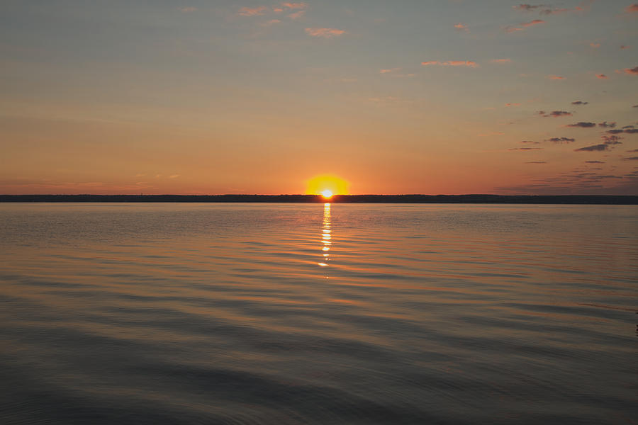 Sunrise on Seneca Lake Photograph by William Norton