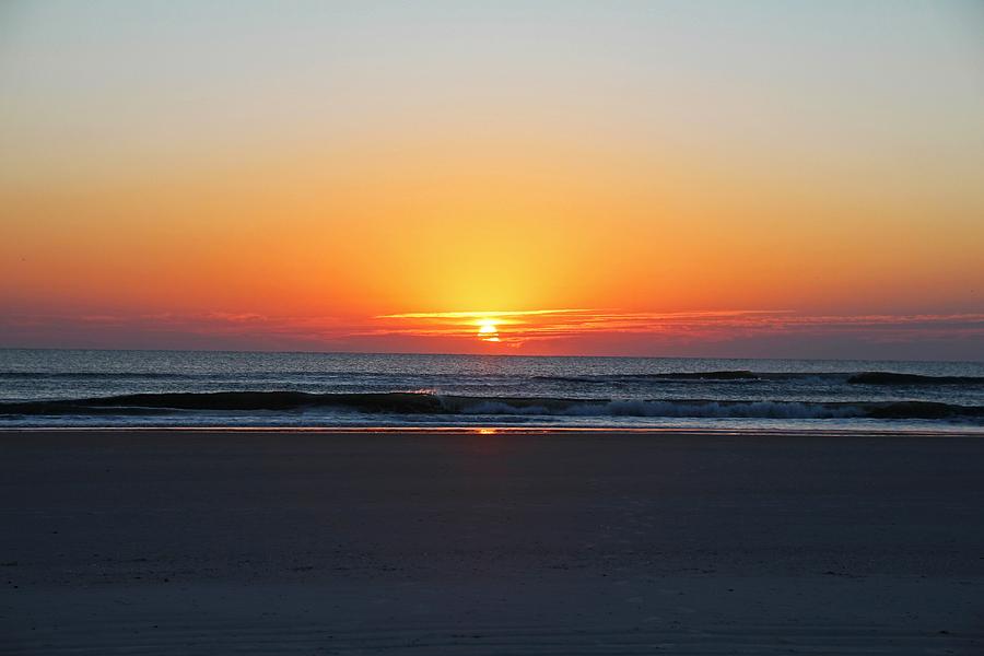 Sunrise on St Augustine Photograph by Michiale Schneider