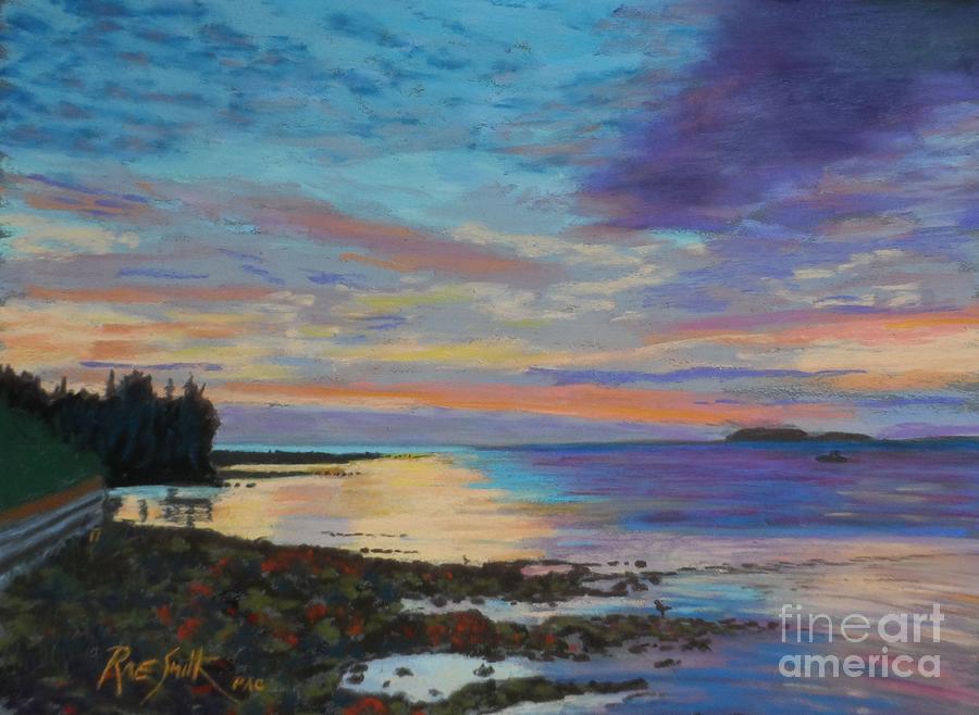 Sunrise on Tancook Island  Pastel by Rae  Smith PAC