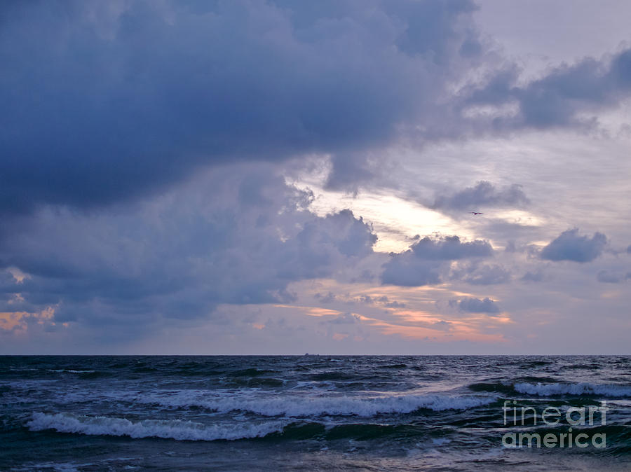 Sunrise on the Atlantic Photograph by Lara Morrison