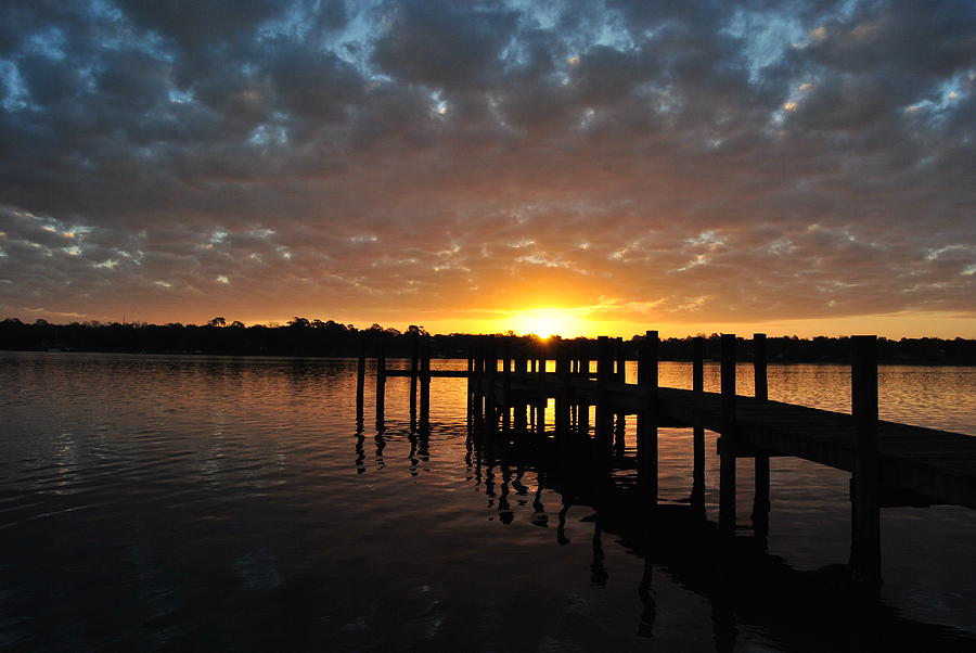 Sunrise on the Bayou Photograph by Michele Kaiser