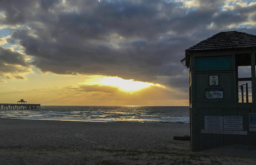 Sunrise On The Beach Photograph by Arlene Carmel