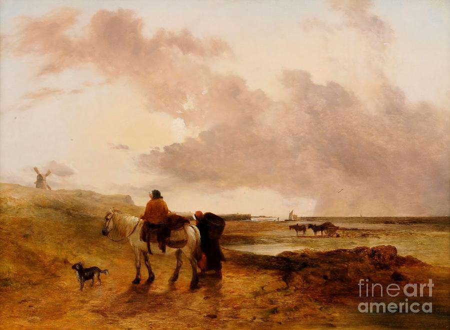 Sunrise on the Coast Painting by MotionAge Designs Sunrise on the Coast Painting by MotionAge Designs