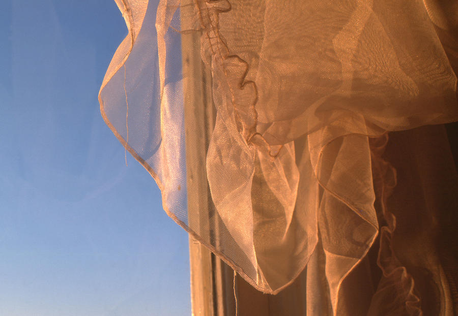Sunrise on the Curtains  Photograph by Lyle Crump