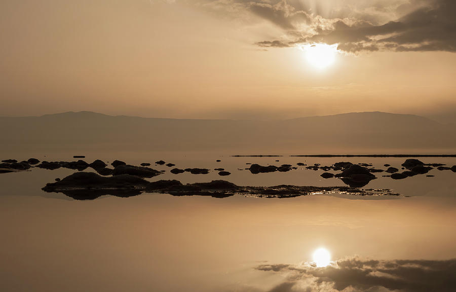 Sunrise on the Dead Sea-3 Photograph by Sergey Simanovsky