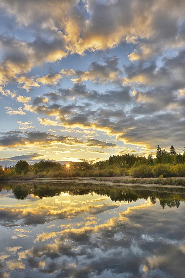 Bend Photograph - Sunrise on the Deschutes by Christian Heeb