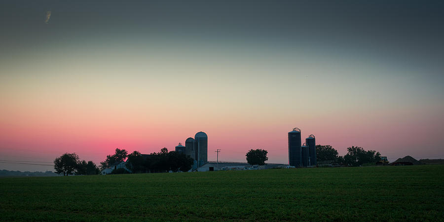 Sunrise on the Farm Photograph by Kenneth Cole