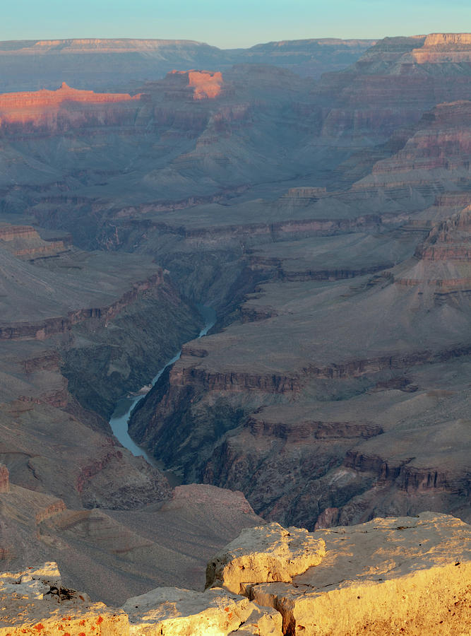 Sunrise on the Grand Canyon Photograph by Alan Toepfer