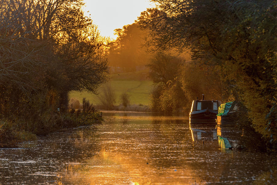 Sunrise on the Grand Union Canal Photograph by ReDi Fotografie