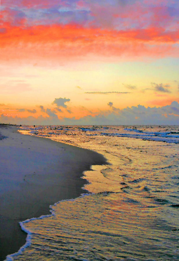 Sunrise on the Gulf Photograph by Kristin Elmquist