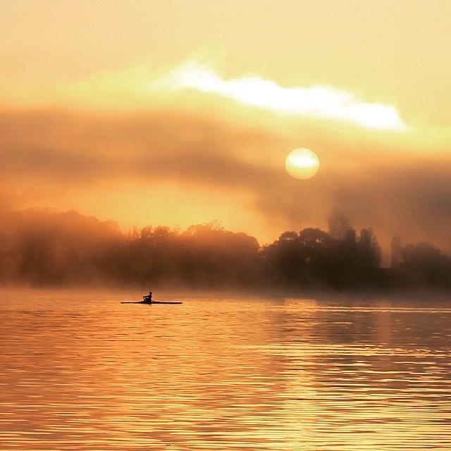 Sunrise Photograph - Sunrise On The Lake. #lakeburleygriffin by Anthony Croke