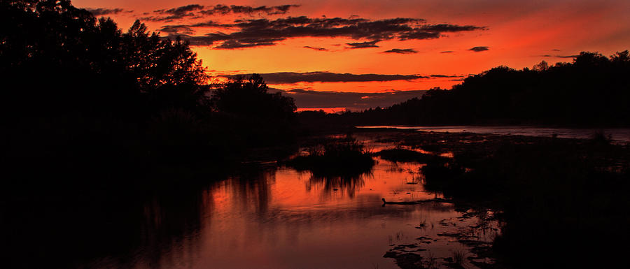 Sunrise On The River Photograph by Paul Huchton