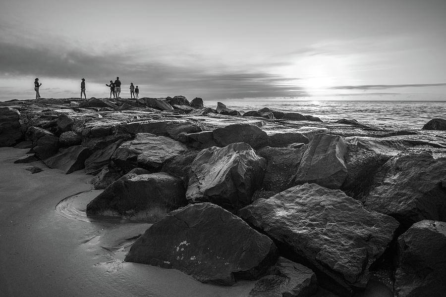 Sunrise on the Rocks Photograph by Kristopher Schoenleber
