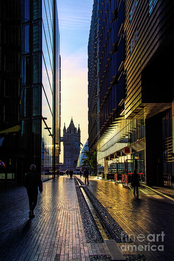 London Photograph - Sunrise on the South Bank by Chris Thaxter