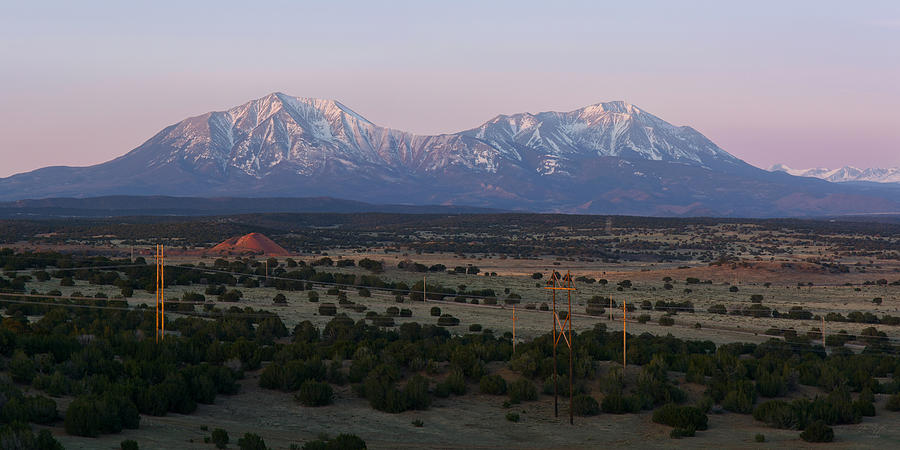 Sunrise on the Spanish Peaks Photograph by Aaron Spong