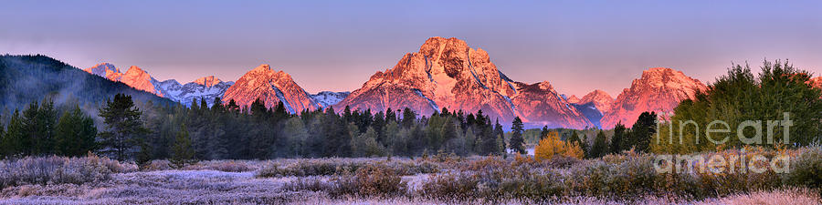 Sunrise On The Way To Oxbow Bend Photograph by Adam Jewell