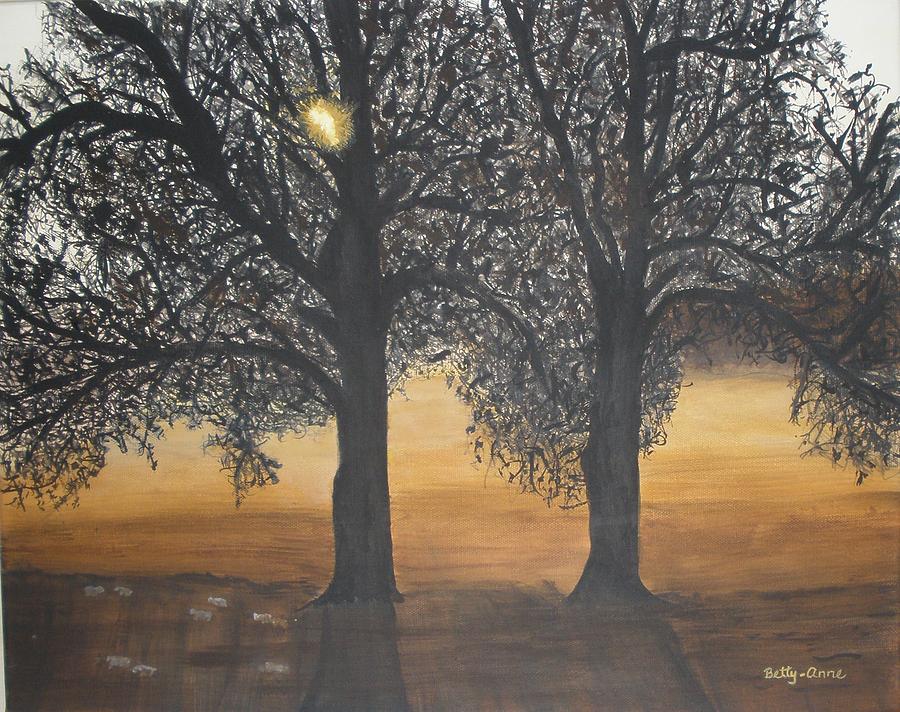 Sunrise or Sunset Painting by Betty-Anne McDonald