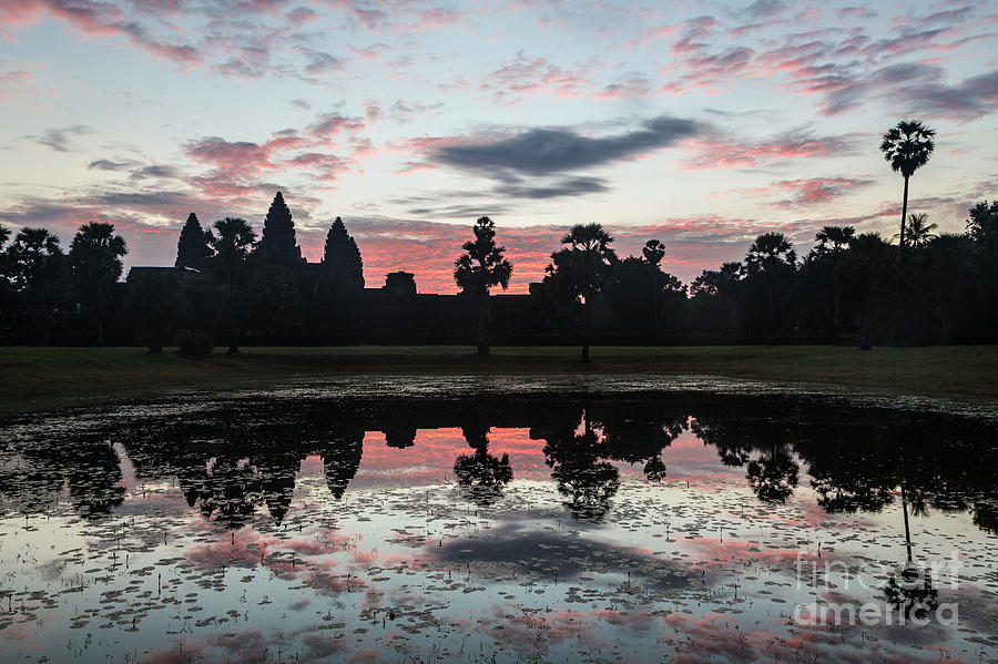 Sunrise over Angkor Wat Photograph by Didier Marti