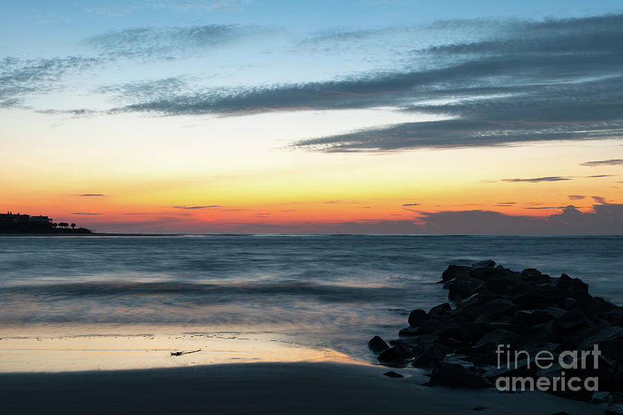 Sunrise over Breach Inlet in Charleston SC Photograph by Dale Powell