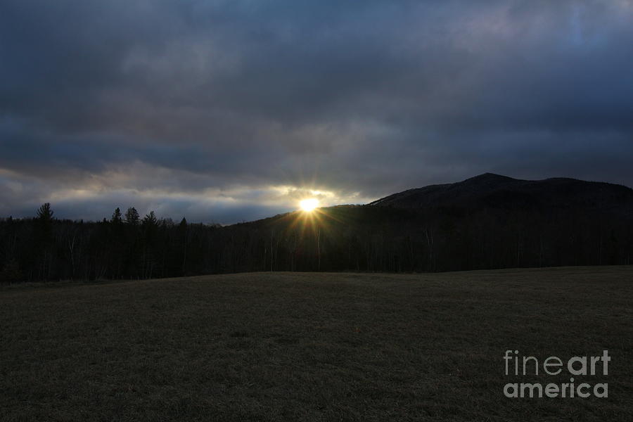 Sunrise over Burke Mountain Photograph by Neal Eslinger