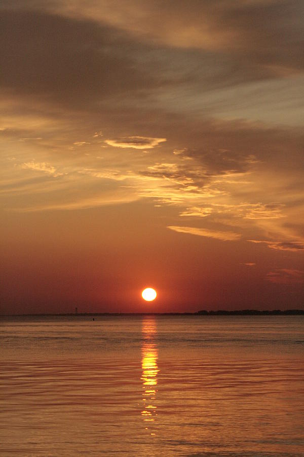 Sunrise over Fire Island National Seashore Photograph by Christopher J Kirby