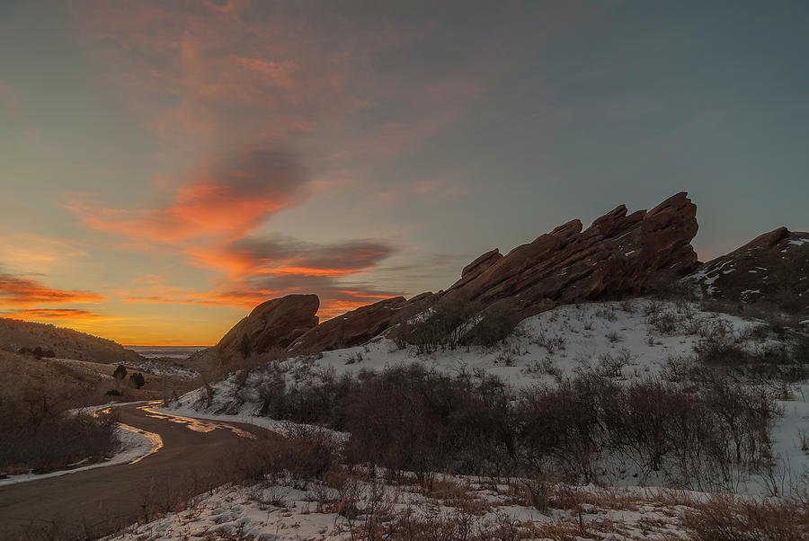 Sunrise Over Frog Rock - Red Rocks Park Photograph by Richard Raul Photography