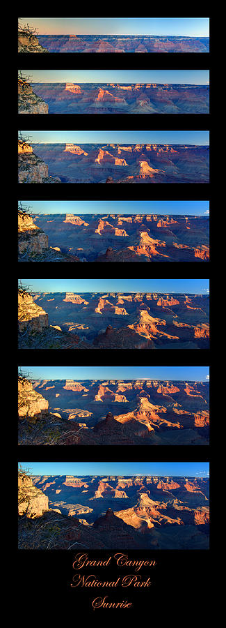 Sunrise Over Grand Canyon Photograph