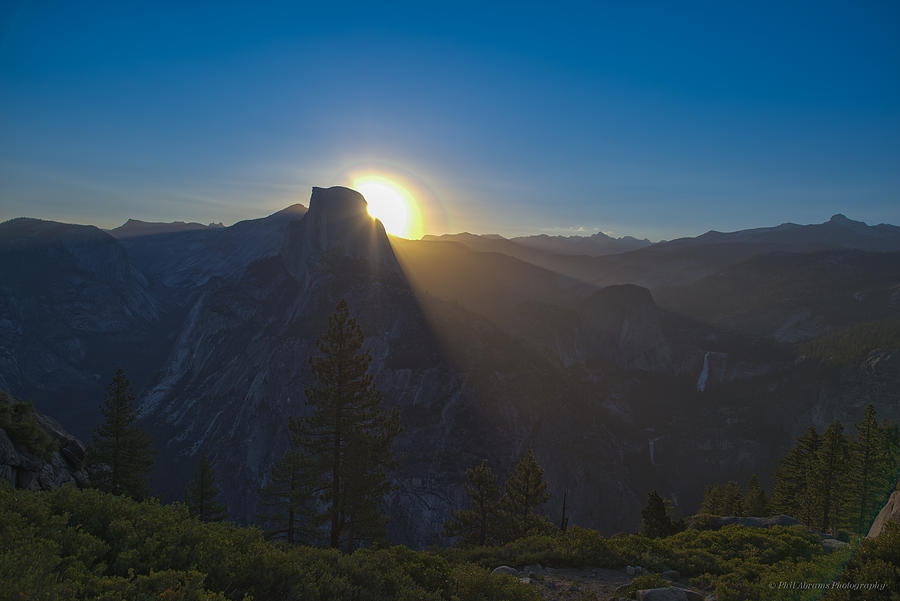 Sunrise Over Half Dome  Photograph by Phil Abrams