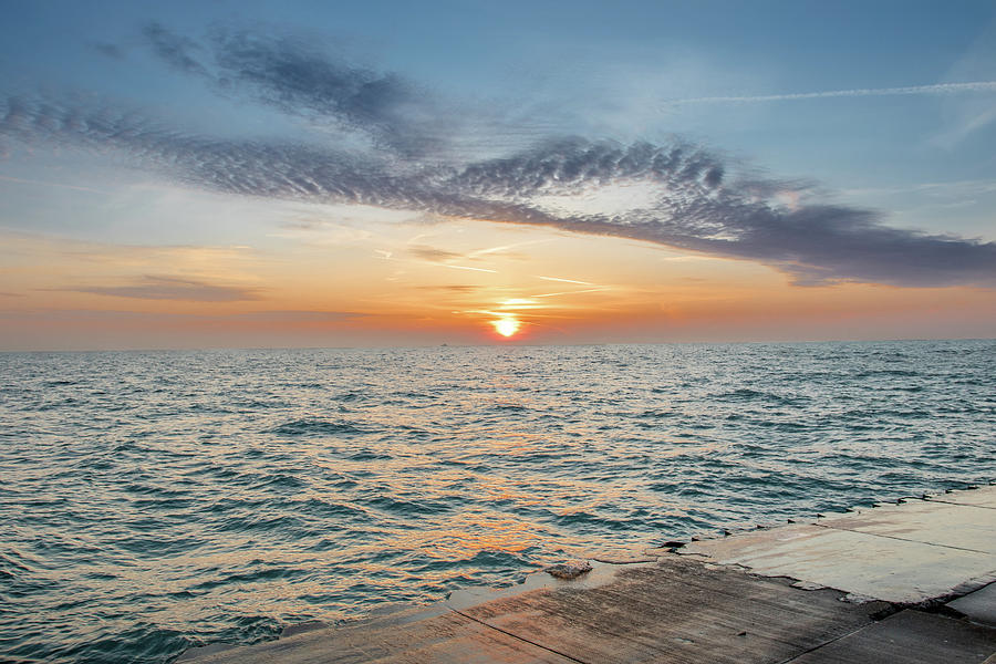 Sunrise Over Lake Michigan Photograph by Peter Ciro - Fine Art America