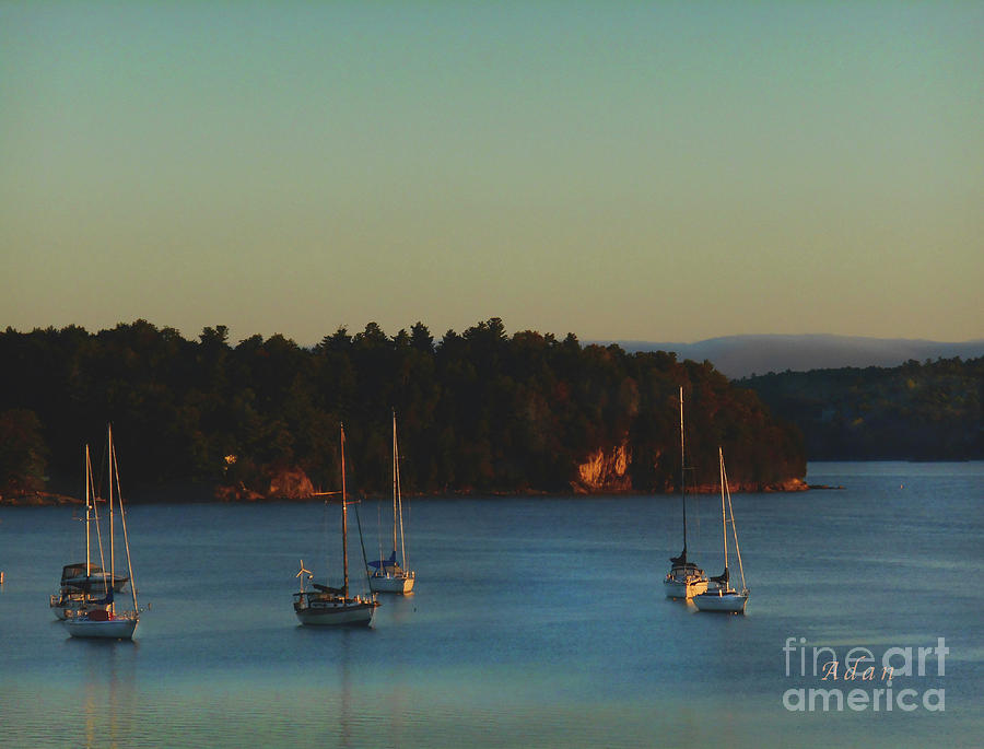 Sunrise Over Mallets Bay Variations - Four Photograph by Felipe Adan Lerma