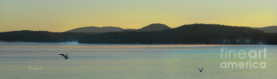 Sunrise Over Malletts Bay Panorama - Eight Photograph by Felipe Adan Lerma