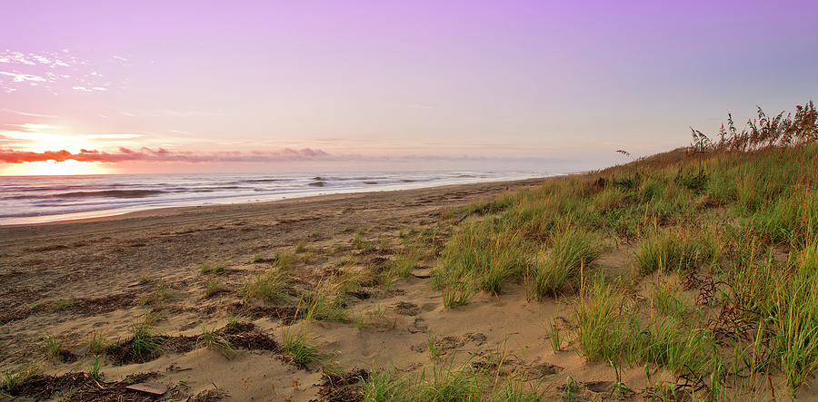 Sunrise Over Sand Dunes Photograph by Paul Riedinger