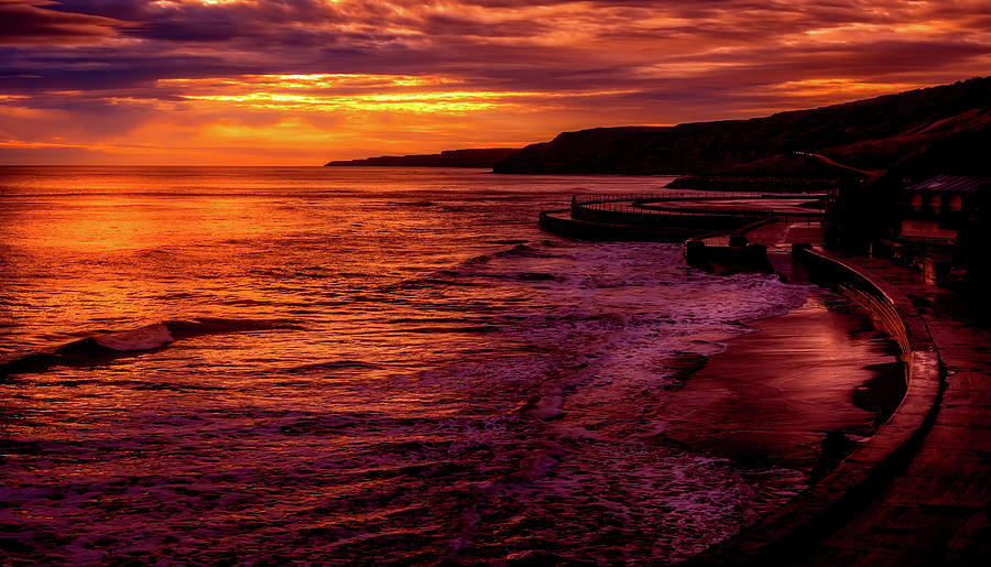 Sunset Photograph - Sunrise Over Scarborough by Mountain Dreams