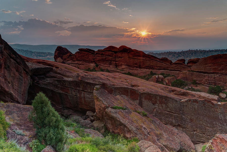 Sunrise Over Seven Ladders Rock Photograph by Richard Raul Photography