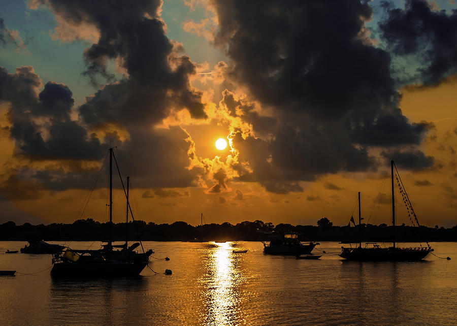 Sunrise over St. Augustine Photograph by Jaime Mercado