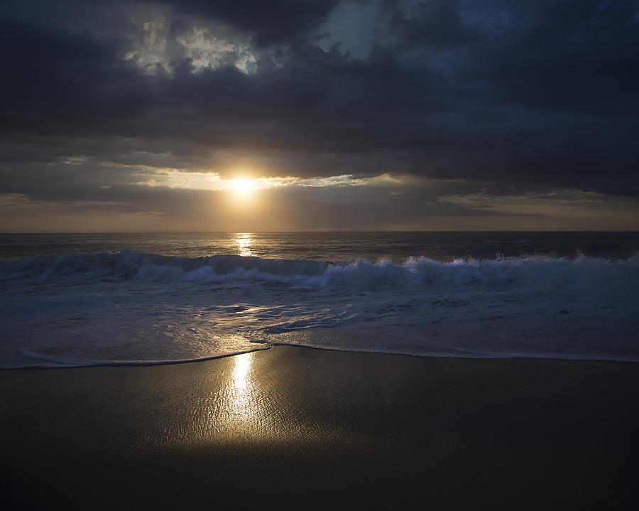 Sunrise Over The Atlantic Ocean - Nauset Beach Photograph by Darius Aniunas