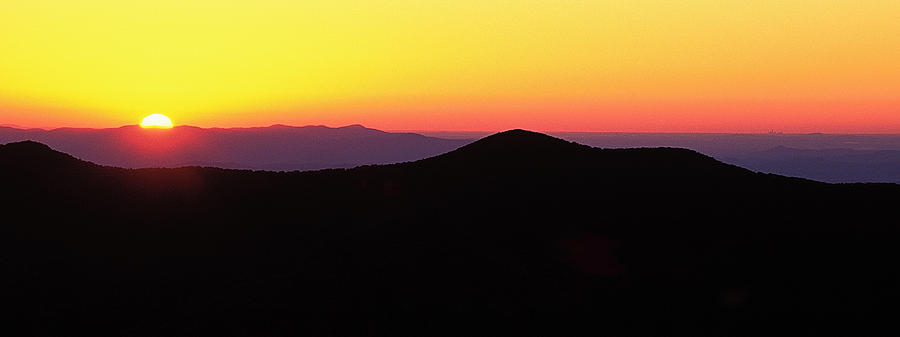 Sunrise Over the Blue Ridge Photograph by Alan Lenk