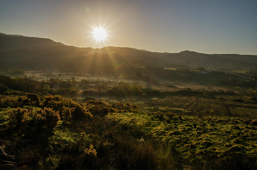 Sunrise Over the Bluestack Mountains in Donegal Ireland Photograph by Bill Cannon