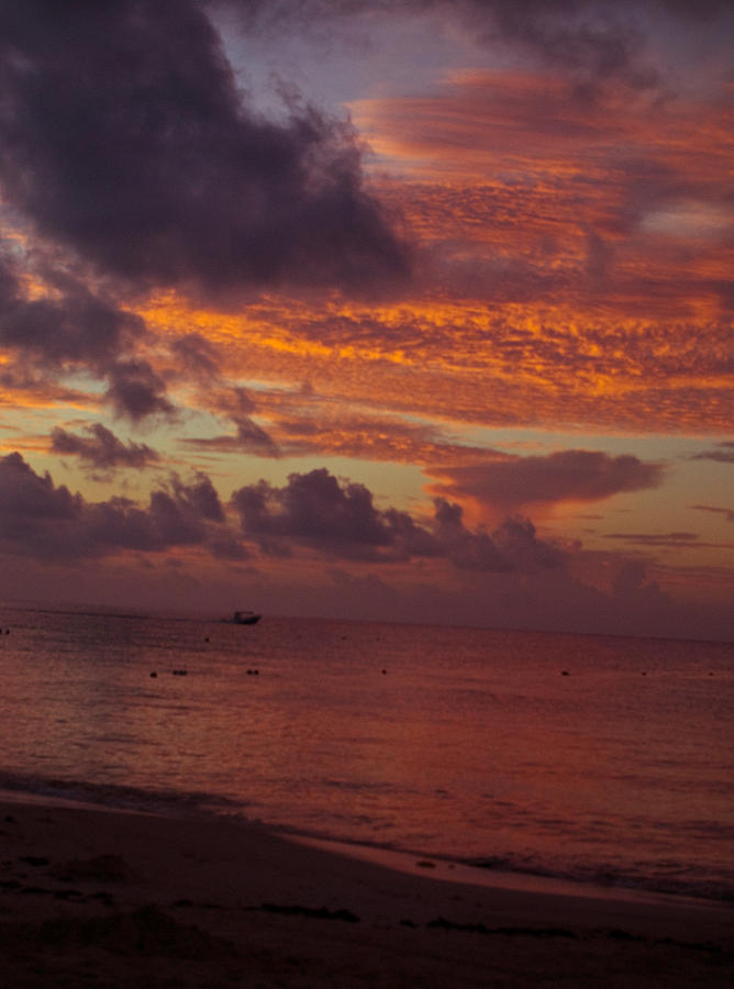 Sunrise Over the Caribean Photograph by Douglas Barnett