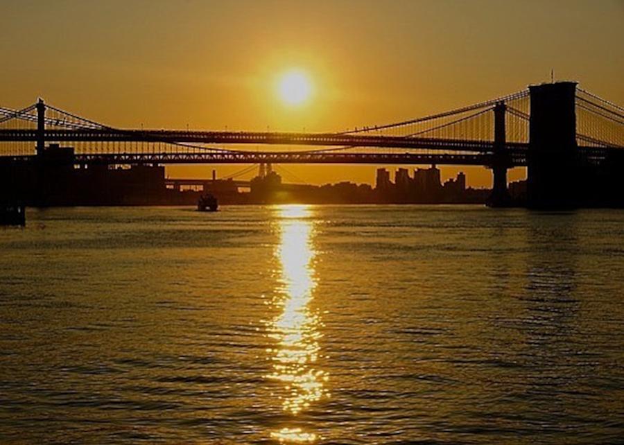 Lowermanhattan Photograph - Sunrise Over The East River From The by Picture This Photography