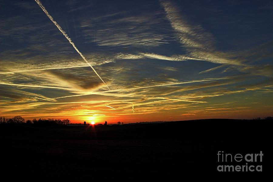 Sunrise over the Farm Photograph by Ty Shults