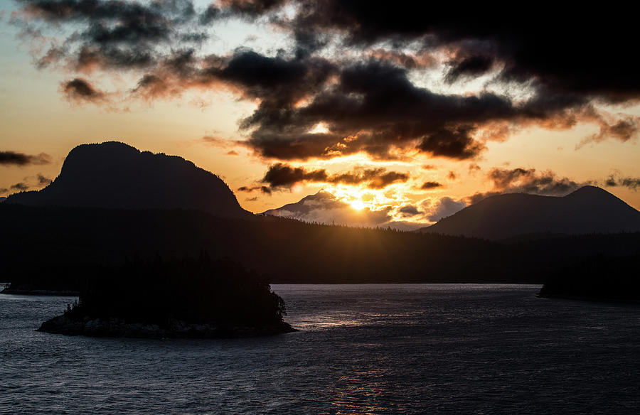 Sunrise over the Inland Passage Photograph by Matt Swinden